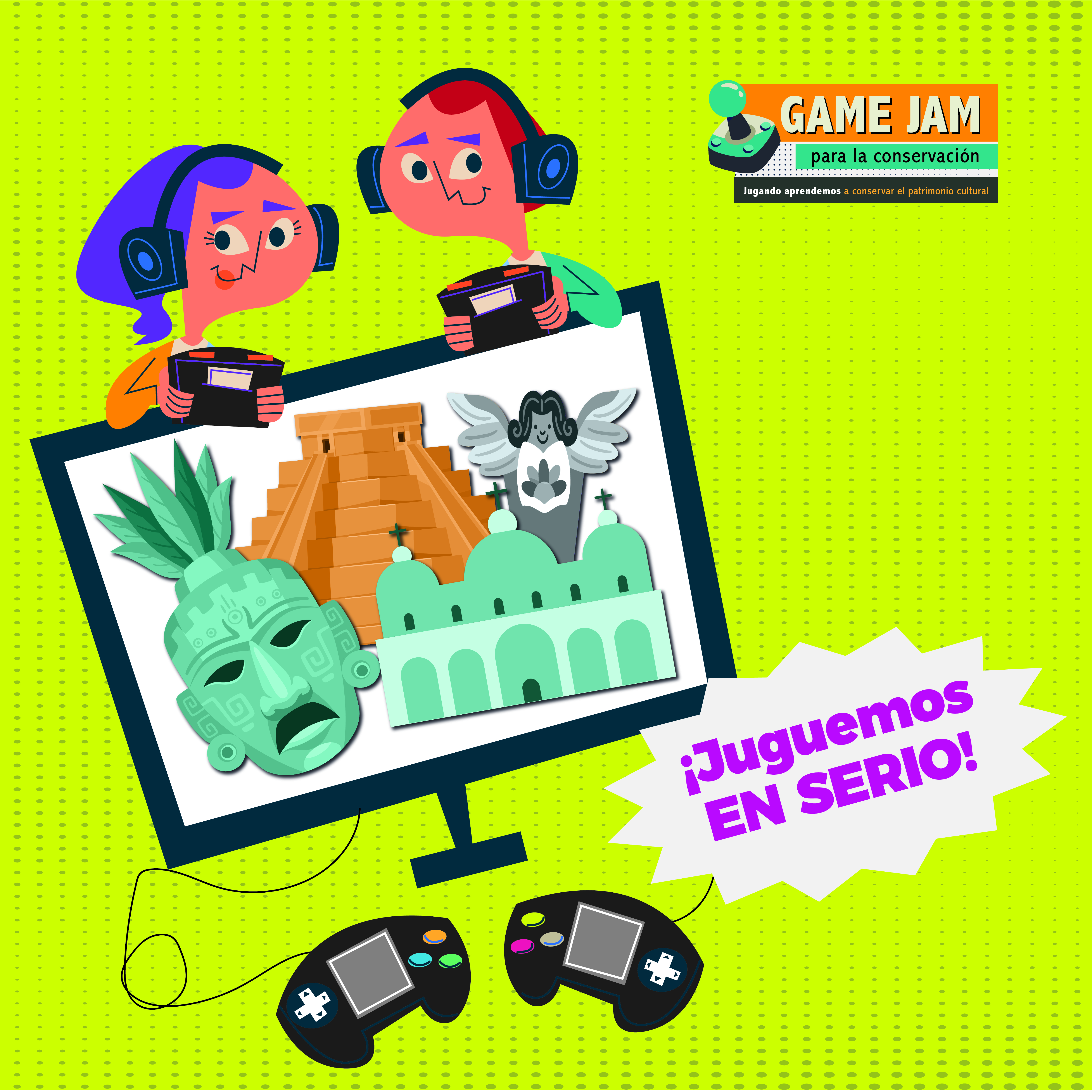 Jugando aprendemos a conservar: Muestra de videojuegos y juegos de mesa sobre patrimonio cultural