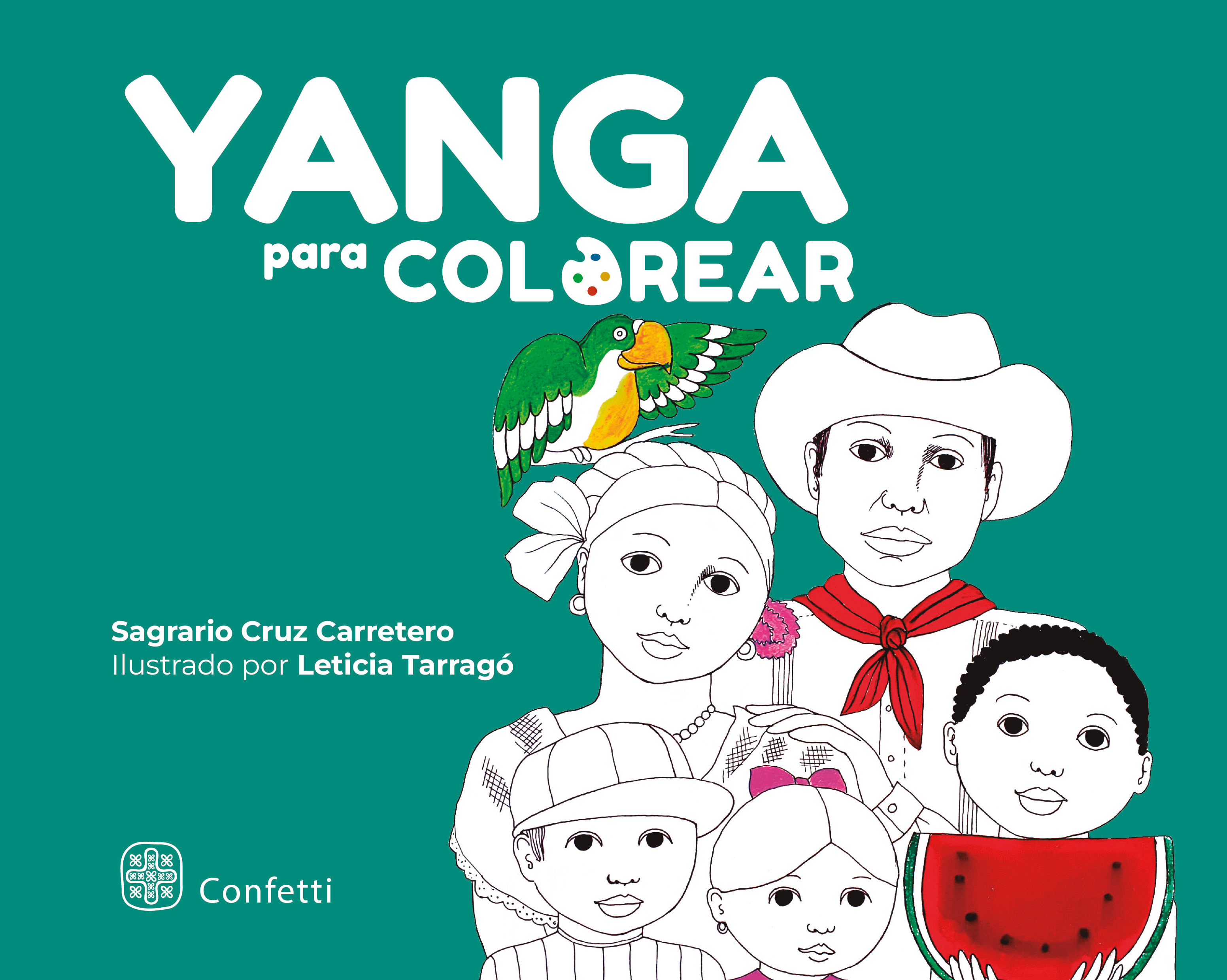 Yanga para colorear